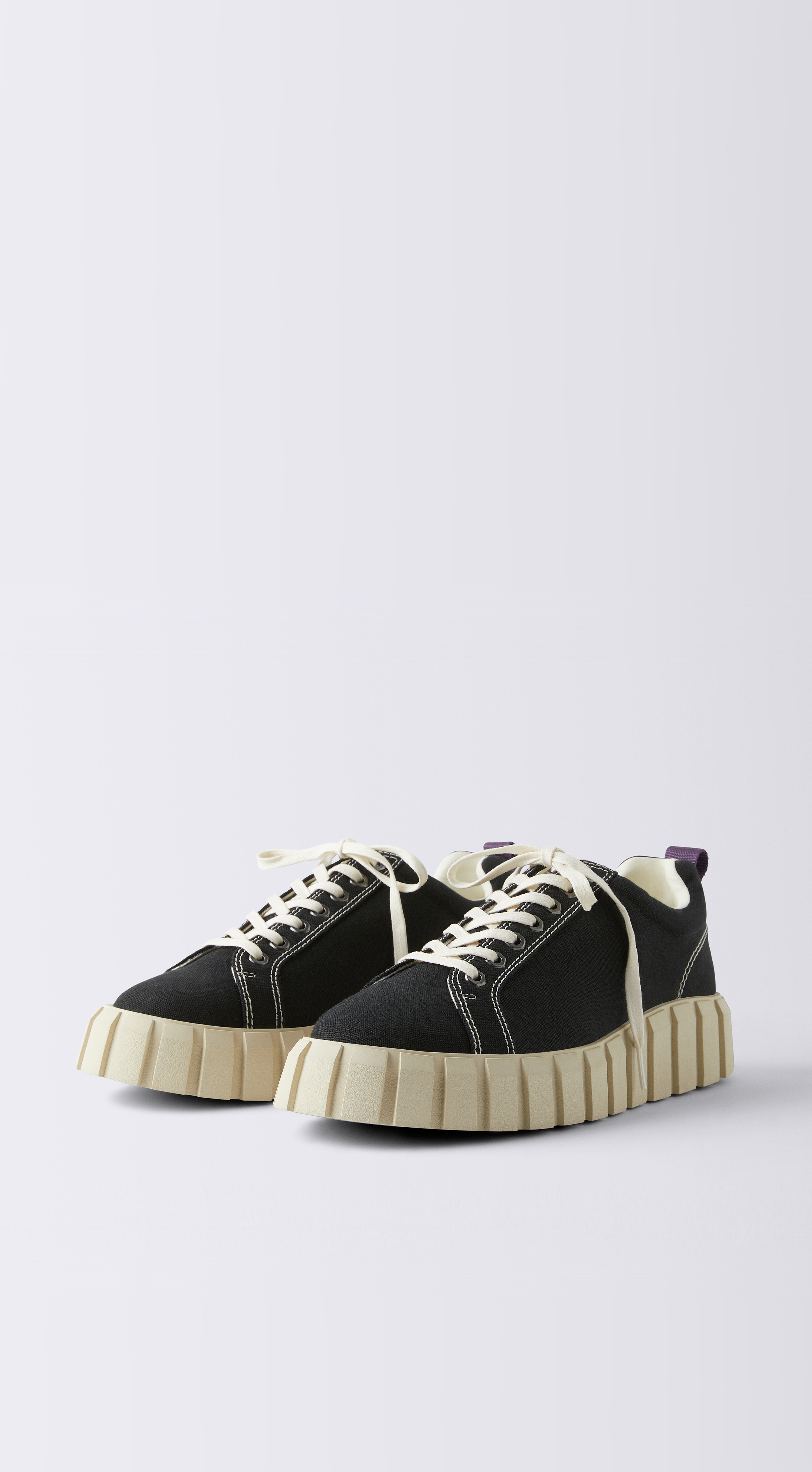 EYTYS Odessa Canvas Black Sneakers